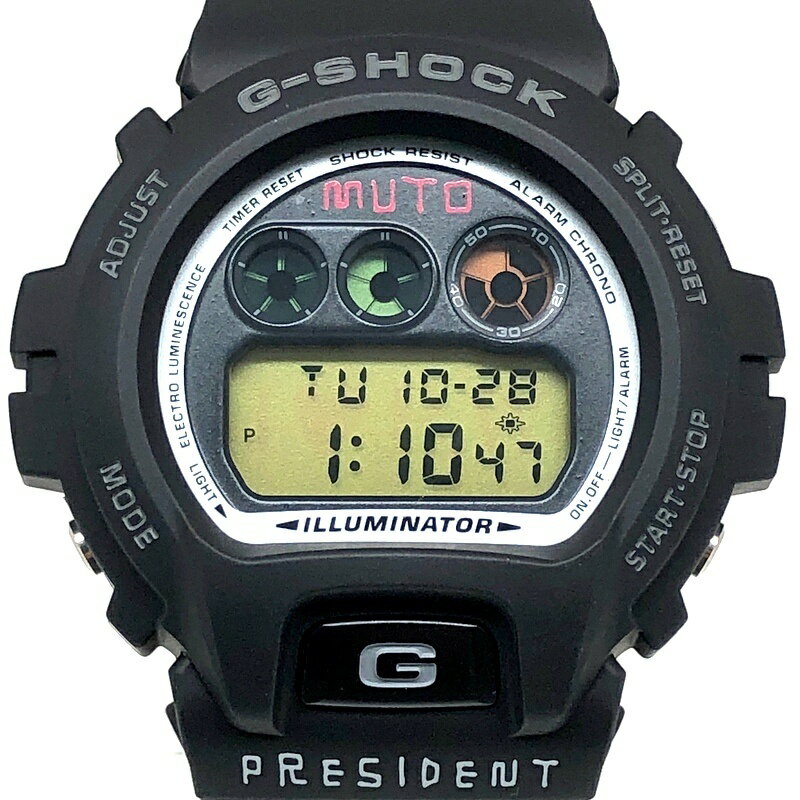G-SHOCK ジーショック CASIO カシオ 腕時計 DW-6900BMK-9 KEIJI MUTO PRESIDENT OF ALL JAPAN PRO WRES..
