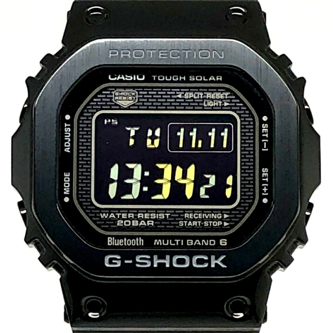 G-SHOCK ジーショック CASIO カシオ 腕時計 GMW-B5000GD-1 フルメタル ブラックIP 電波ソーラー 高輝度LEDライト 反転液晶 モバイルリンク Bluetooth搭載 スクリューバック 三国ケ丘店 ITVCR0DT9V10 【中古】