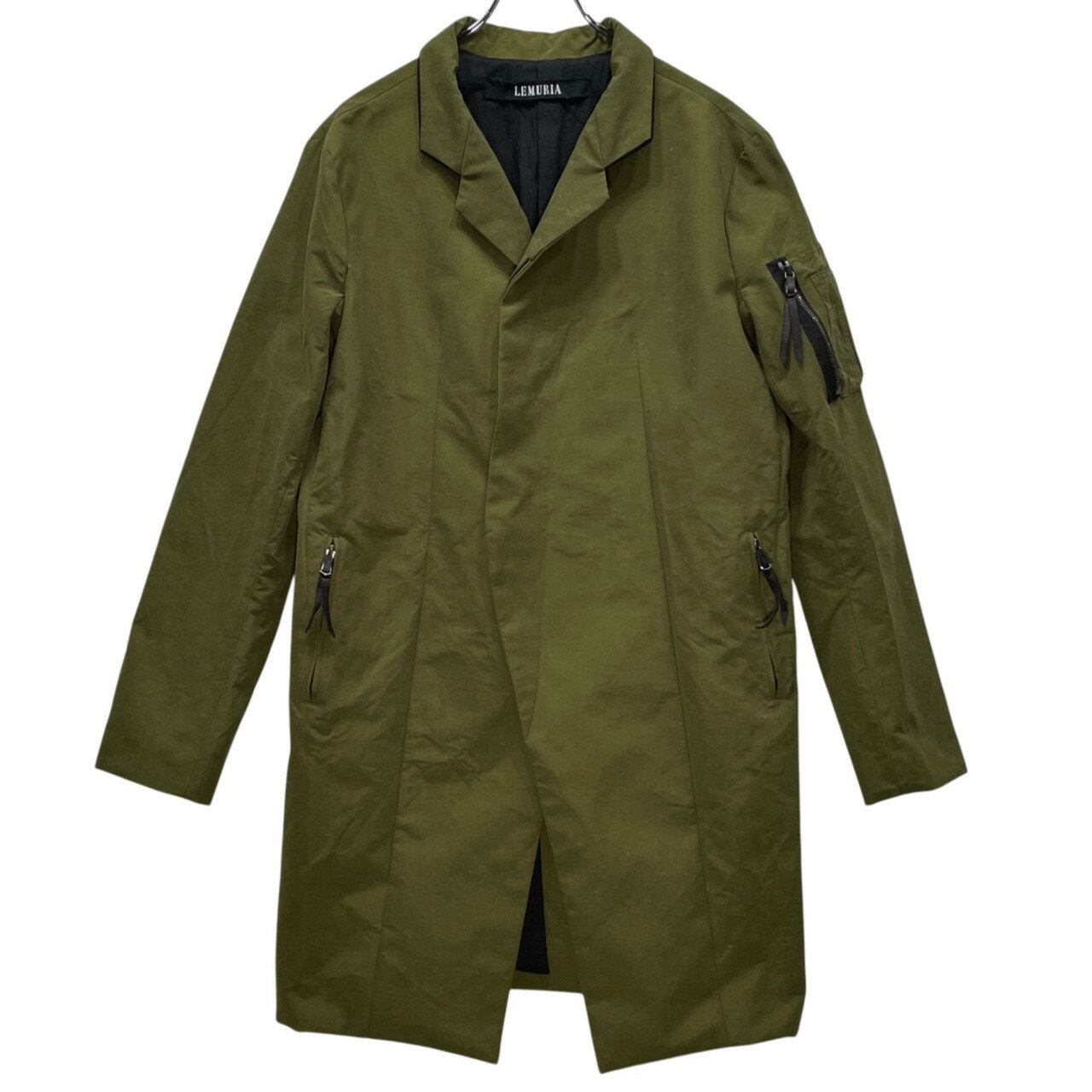 Rakuten - LEMURIA CLASSIC BOMBER COAT SALT SHRINKAGE GRUNGE CLOTH 塩縮加工クラシックボンバーコート ロングジャケット ブルゾン アウター レムリア メンズ 三国ケ丘店 IT0TP0C4ZTK8 【中古】 RM5709I
