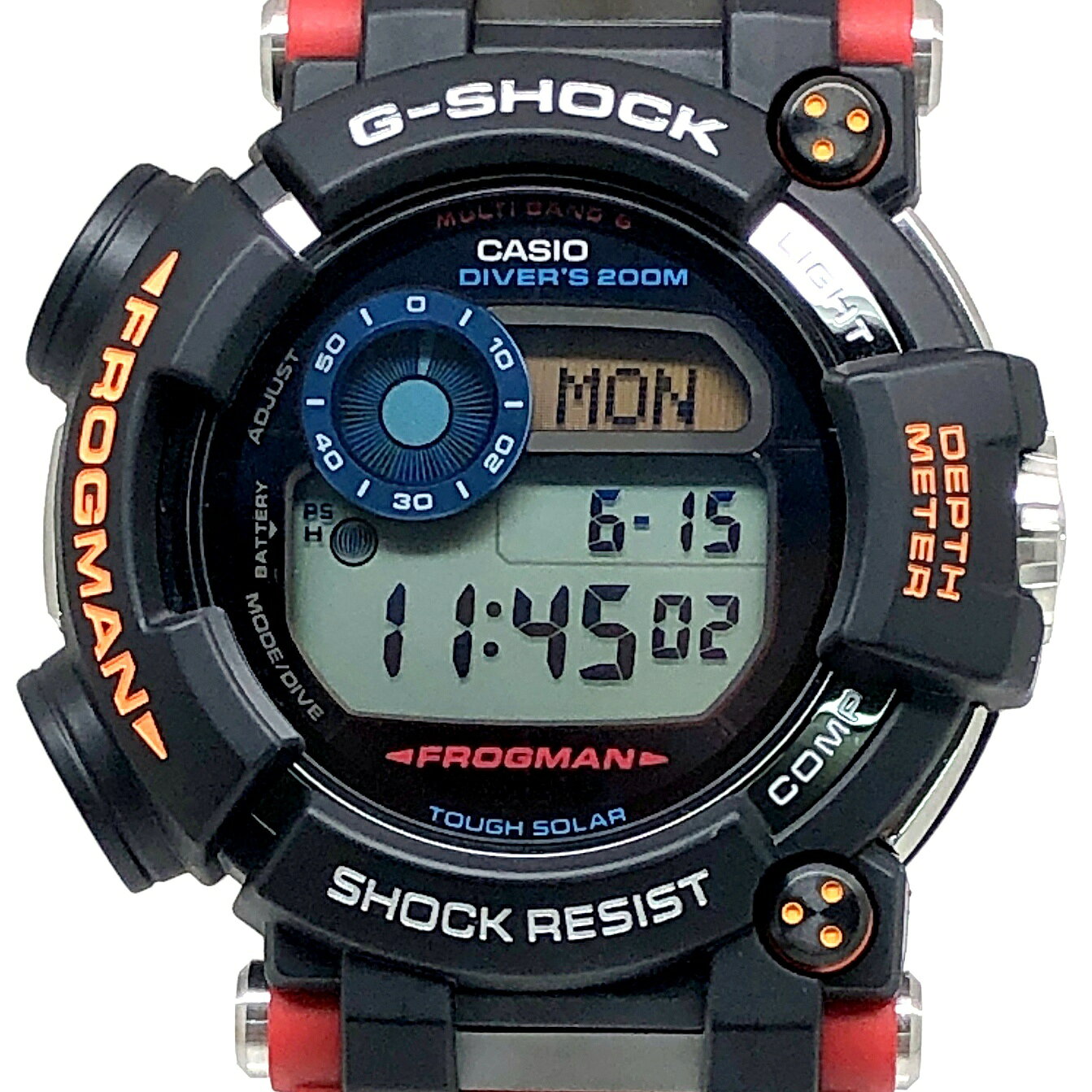 楽天市場】g-shock フロッグマン（ベルトカラーレッド）の通販