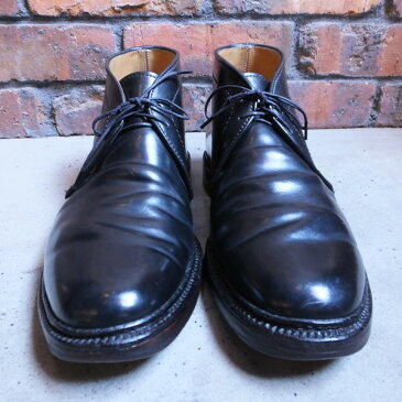 【中古】Alden オールデン 1340 コードバン チャッカブーツ バリーラスト ブラック ビジネス メンズ US8 NEXT51三国ヶ丘店 RM45H