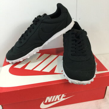 NIKE ナイキ WAFFLE RACER 898041 スニーカー シューズ 靴 運動 スポーツ ブラック 黒 無地 メンズ 28cm 貝塚店 432220【中古】RK4822M