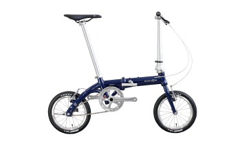 【専用輪行バッグ スリップバックミニ+QRDMTBペダル:プレゼント】DAHON 2018 Dove Plusダヴプラス ダブプラス 折りたたみ自転車プレゼント 可愛い 14インチ新色 グリッター ネイビー入荷