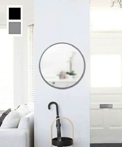 【2000円クーポン】umbra アンブラ /ハブ ミラー 61×61cm　壁掛け 丸型 円形 インテリア 家具 北欧家具..