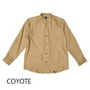 長袖シャツ バンドカラーシャツ ロングスリーブ リネン レーヨン 袖シャツ メンズ 高耐久 吸汗速乾 接触冷感 バックポケット 日本製 No.2272 rin project リンプロジェクト 三分割式のバックポケット ポイント10倍 秋冬 ハロウィン