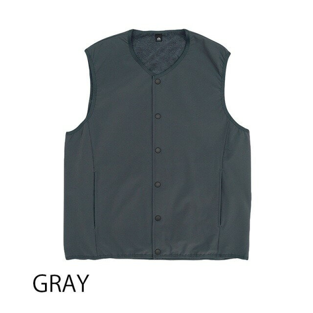 ベスト 【鬼起毛ベスト】リンプロジェクト 軽く暖かい防風・保温・撥水素材 背ポケット ジレ カジュア..
