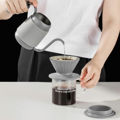 NEXT CYCLEの【2000円クーポン】BUYDEEM バイディーム coffeeseries ドリッパーケトルセット Gray Green　コーヒー/キッチン用品/インテリア/おしゃれ/おうち/ギフト/一人暮らしプレゼント 新居祝い ポイント10倍｜アングル2