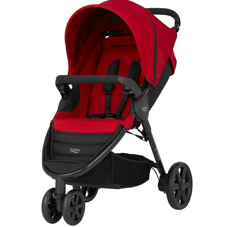 【ポイント10倍】 Britax Romer ベビーカー B-AGILE3 【新生児から使える片手で折りたためるベビーカー】[ ブリタックス ROMER レーマー BRITAX ビーアジャイル プレゼント 可愛い 子供 ブライタックス COSMOS BLACK FLAME RED