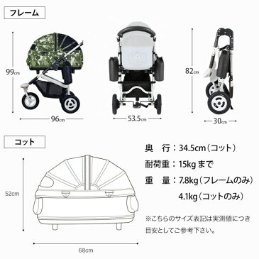 【数量限定生産】エアバギー フォードッグ DOMW2 リミテッドエディション M グリーンカモ 小型犬 中型犬 多頭飼い ブレーキ有 パンク防止加工 AirBuggy for Dog ドーム2 送料無料ys未