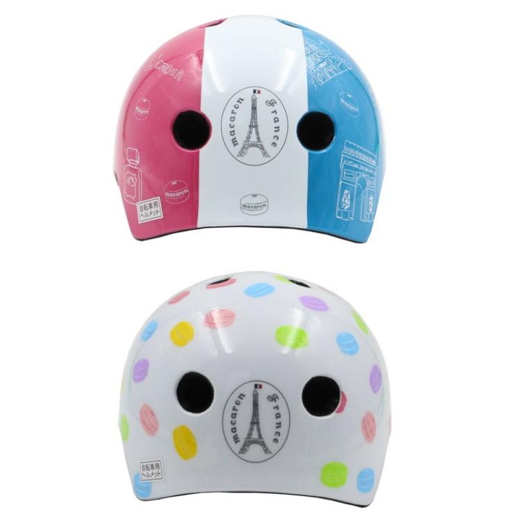 London Taxi 2 Type 子供用ヘルメット macaron 自転車用 三輪車用 マグネット式バックル仕様 50-54cm 調整ダイヤル付 [ マカロン 子ども 自転車 三輪車 キックバイクに 送料無料（九州・四国・北海道・一部遠隔地除く）