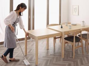 ダイニングテーブル 伸縮 北欧デザイン スライド伸縮テーブルダイニングシリーズ ダイニングテーブル単..