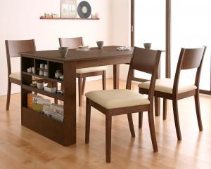 100cmから伸びる コンパクトエクステンションダイニング "4"人 5点セット(テーブル+チェア"4"脚) W100-135▼セットを選ぶ▼(テーブル+ベンチ2脚)3点セット(テーブル+チェア1脚+ベンチ1脚)3点セット(テーブル+チェア...