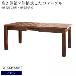 ダイニングテーブル ダイニング 高さ調節可能 3段階伸長式 大型こたつソファダイニングシリーズ ダイ