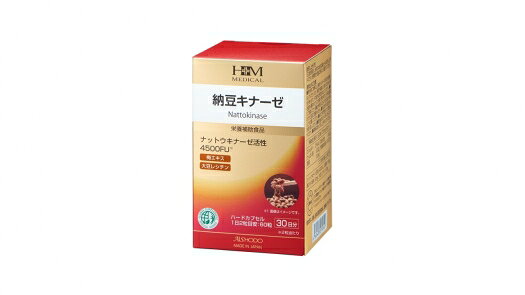HM ナットウキナーゼ　nattou kina-ze　血流や血圧が気になる方の健康維持をサポート 180粒　30日分　賞味期限2027/12