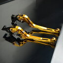 ブレーキレバー TL1000R VT52A クラッチレバー '98-'03 角度調整 長さ調整 可倒式 ゴールド スズキ FREAXLL