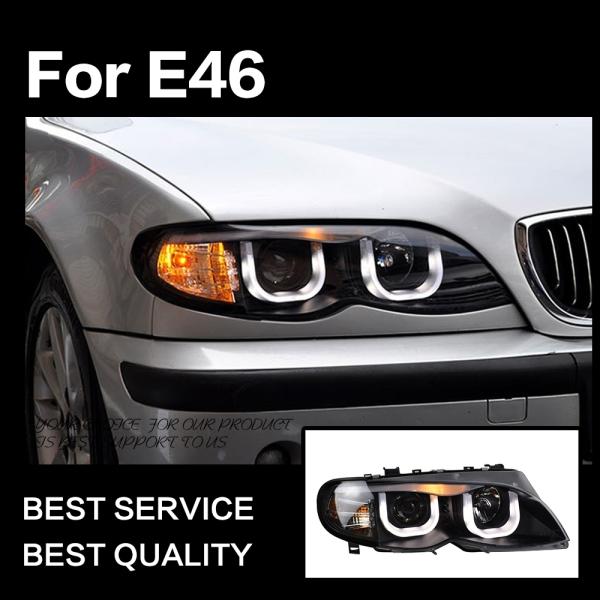 ヘッドライト BMW 3シリーズ E46 320i 318i 323i 325i LED '02-'07 クリア AKD