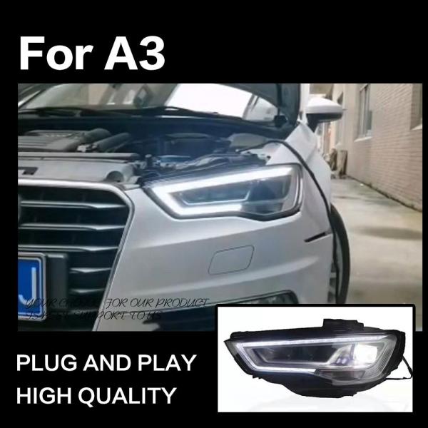 ヘッドライト アウディ 8V A3 S3 LED '13-'16 クリア AKD