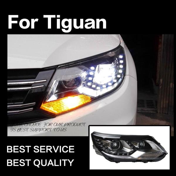 ヘッドライト フォルクスワーゲン ティグアン 5N LED TIGUAN '11-'16 後期 クリア AKD