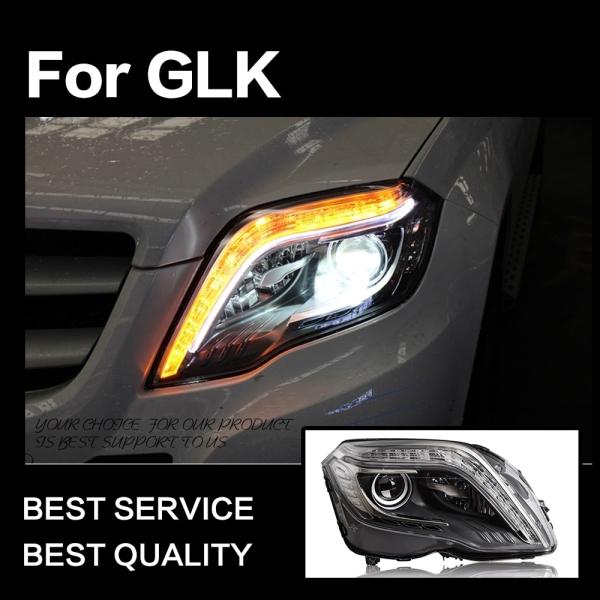 ヘッドライト メルセデス・ベンツ GLKクラス X204 LED '12-'15 後期型 クリア AKD