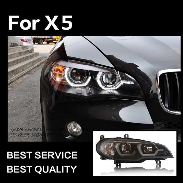 ヘッドライト BMW X5 E70 LED '07-'13 クリア AKD