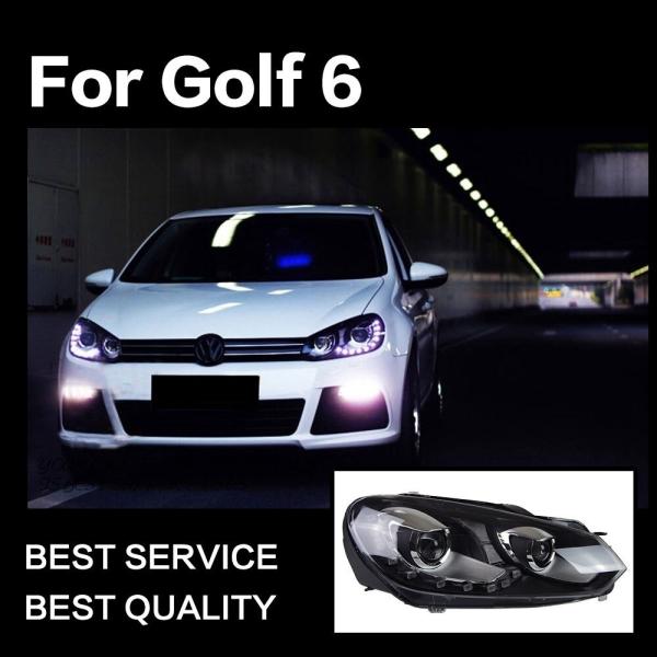 ヘッドライト フォルクスワーゲン ゴルフ6 Mk6 5K LED GOLF クリア Type-A AKD