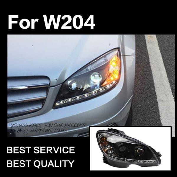 ヘッドライト メルセデス・ベンツ Cクラス W204 LED '07-'10 前期型 クリア AKD