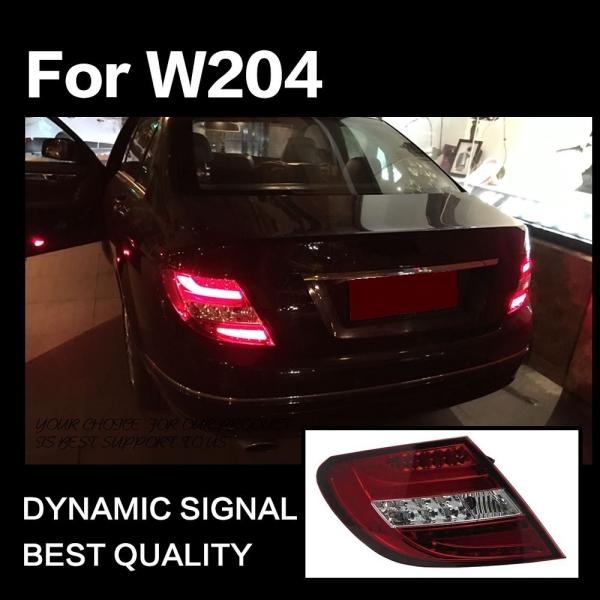 テールライト メルセデス・ベンツ Cクラス W204 テールランプ LED '07-'10 前期型 スモーク AKD