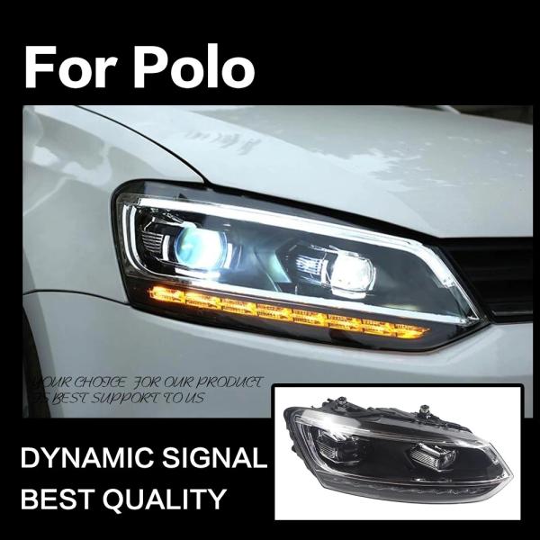 ヘッドライト フォルクスワーゲン ポロ 6R LED POLO クリア AKD