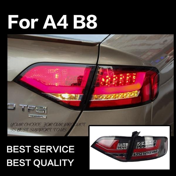 テールライト AUDI アウディ A4 B8 テールランプ LED '09-'12 スモーク AKD
