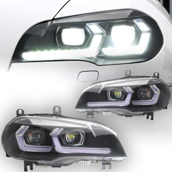 LED ヘッドライト ヘッドランプ BMW X5 E70 後期型 2011-2013 AKD