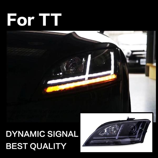 ヘッドライト AUDI アウディ TT 8J LED '06-'12 シーケンシャルウィンカー AKD