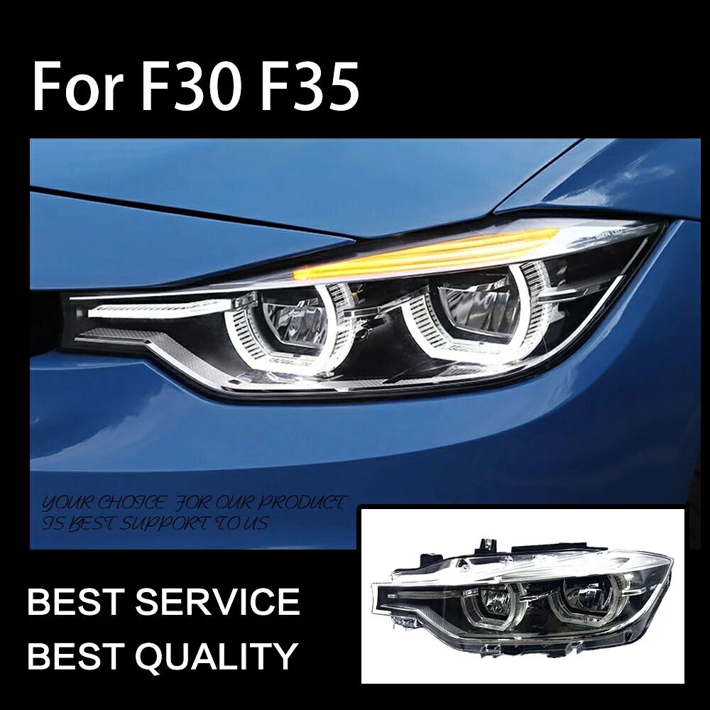 ヘッドライト BMW F30 F35 3シリーズ 320i LED '13-'15 タイプC クリア AOKEDING
