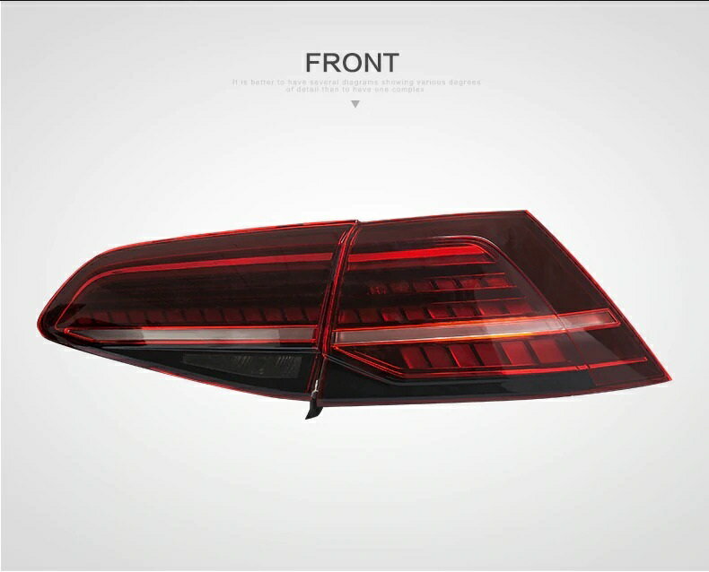 テールライト フォルクスワーゲン ゴルフ7 5G Mk7 GOLF GTI ゴルフR LED シーケンシャルウィンカー RSU