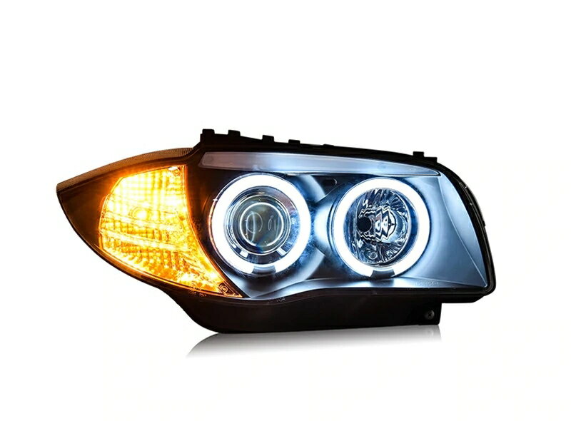 ヘッドライト BMW E87 LED RSU製 1シリーズ '04-'11 120i 130i ハロゲンモデル専用 クリア