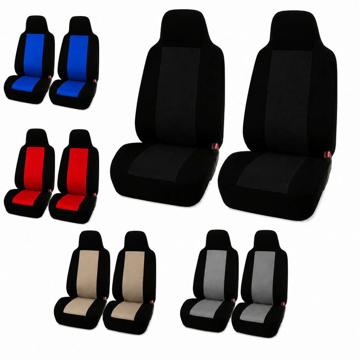 レクサス LX NX RC RX UX LS SC シートカバー 車 運転席 助手席 前席2脚セット 伸縮 フリーサイズ 一体型 5色 PLC