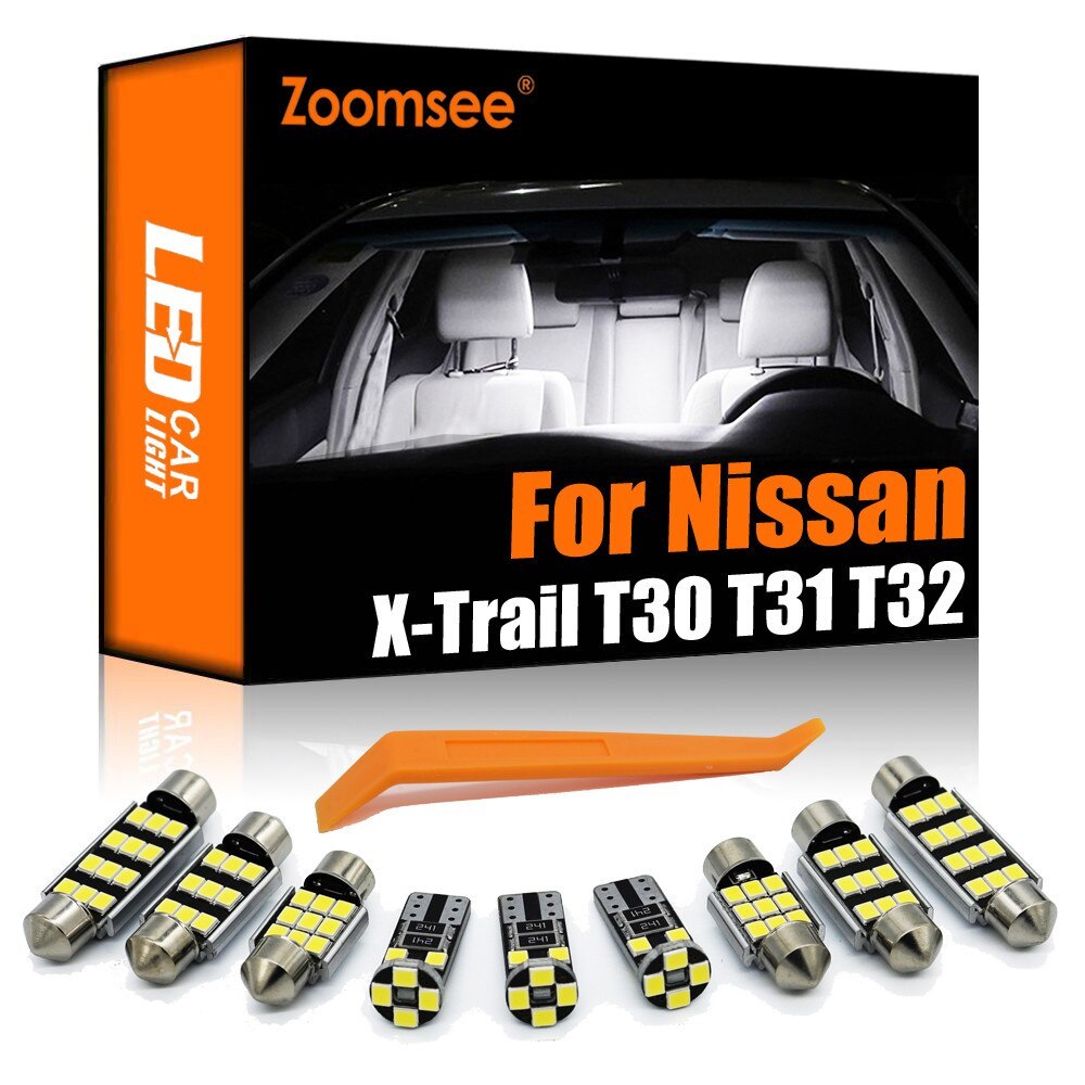 ルームランプセット エクストレイル T31 LED 1台分セット '07-'13 超高輝度LED 簡単取付 取付工具付 日..
