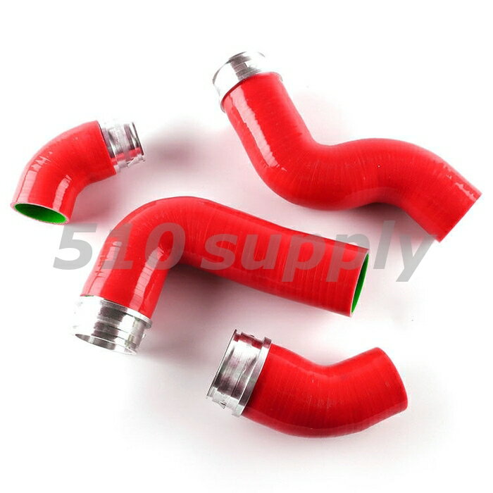 ターボホース AUDI アウディ 8P A3 S3 インタークーラーホース 1.8T レッド AXX BWA CMS