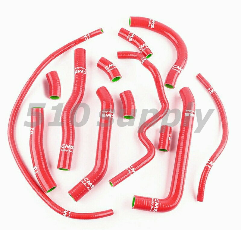 ラジエターホース VFR800 RC46 クーラントホース '98-'01 レッド RC46E ホンダ CMS