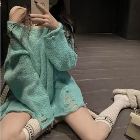 オルチャン 韓国 かわいい サイドスリット スリット ルーズ ルーズフィット カットワーク フェミニン ..