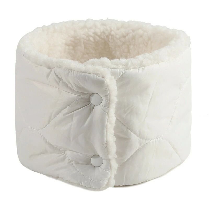 防寒 スノボ バイク スポーツ スナップボタン おしゃれ アウトドア 保温 中綿入り ボタン 裏ボア スヌード 全13色 フェイクダウ