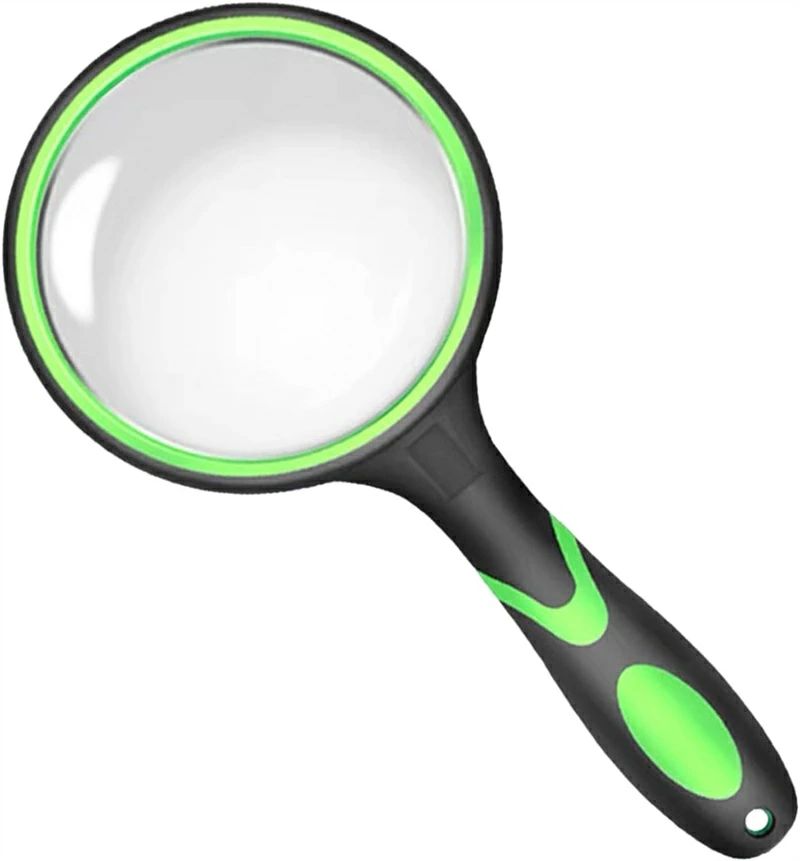 直径100mm 4倍ルーペ 検査 はんだ付け 科学教室に使用 趣味観察 昆虫 鑑定用 新聞 地図 雑誌 手持ち読書拡大鏡 高齢者 虫眼鏡 拡