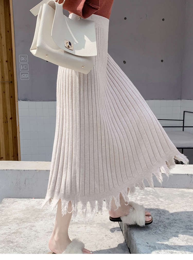 Nextkの大人可愛い きれいめ 上品 大人 秋冬 春秋 無地 グレー ブラウン ホワイト ブラック ゆったり ふんわり 体型カ｜アングル2