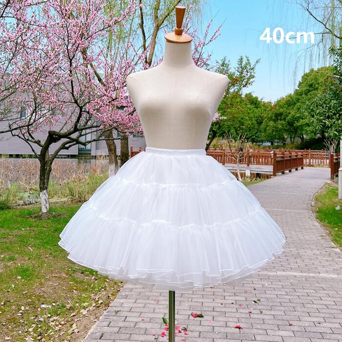 ブラック 黒 ホワイト 白 チュチュ スカート フリル ショート丈 チュチュスカート オーガンジー インナー ゴスロリ ロリィタ 発