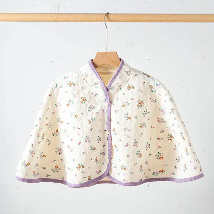 プレゼント ギフト 冷え対策 寒さ対策 寝具 防寒着 可愛い ケープ 羽織り 前開き 部屋着 丸洗い クーラー 冷房 着る肩