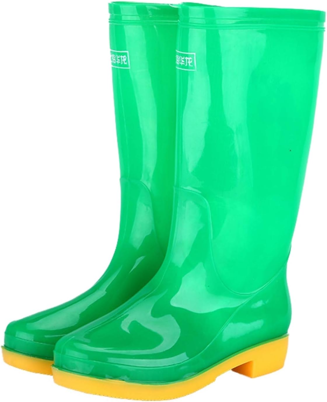 防水 梅雨 雪 雨 レインシューズ アウトドア かわいいロング丈 ブルー レディース レインブーツ 軽量 PVC やわらかい 歩きやすい