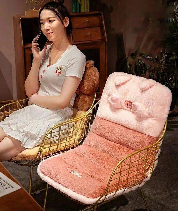 自 オフィス 冬 秋 滑り止め 洗える 多機能 人間工学 柔らかい あったか 防寒 厚手 座布団 動物 背もたれ付きクッション シート