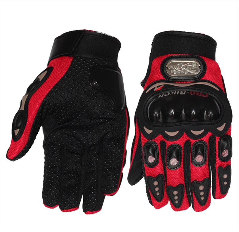 M〜XLサイズ展開 全3色 滑り抵抗 夏用 男女兼用 ハンドルカバー 耐磨耗性 防水 通気性 手袋 スマホ対応 タッチ機能 衝撃吸収パッ