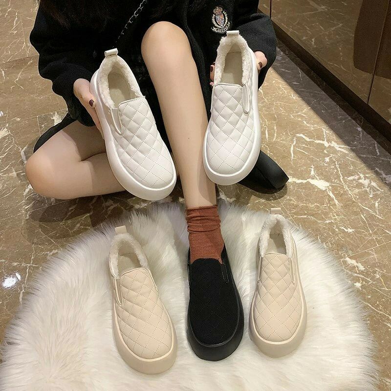 ムートンシューズ スノーシューズ 歩きやすい 痛くない 大きいサイズ 冬靴 スノーブーツ 防寒 履き脱ぎやすい 秋冬