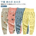 ボー 綿 ナイトウェア 着 パジャマ 赤ちゃん 腹巻きパンツ 子供 アニマル 下着 腹巻き付きパンツ キッズ 男の子 ベビー ズボン下