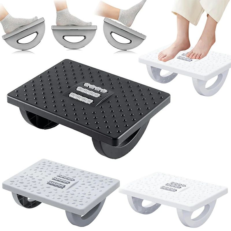 オフィス用デスク足置き 角度調整対応 デスクワーク テレワーク 疲労軽減 スウィング デスク下 オフィス 足置き台 足置き